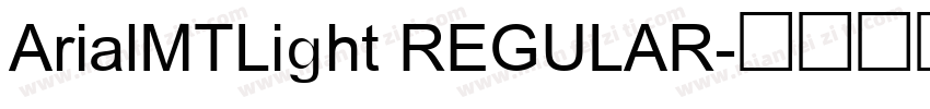 ArialMTLight REGULAR字体转换
